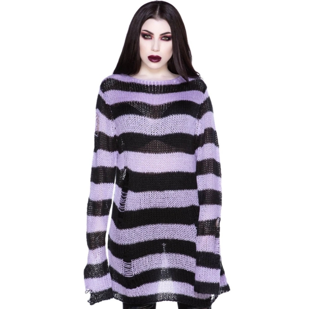 Lavender Mist Knit Sweater